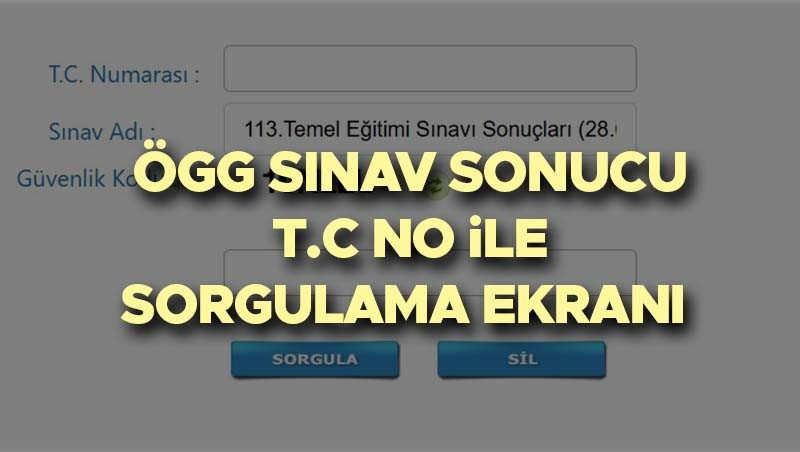 Ogg sinav sonuclari aciklandi mi 2026 121 donem ozel guvenlik gorevlisi ogg sinav Vj1maFNW